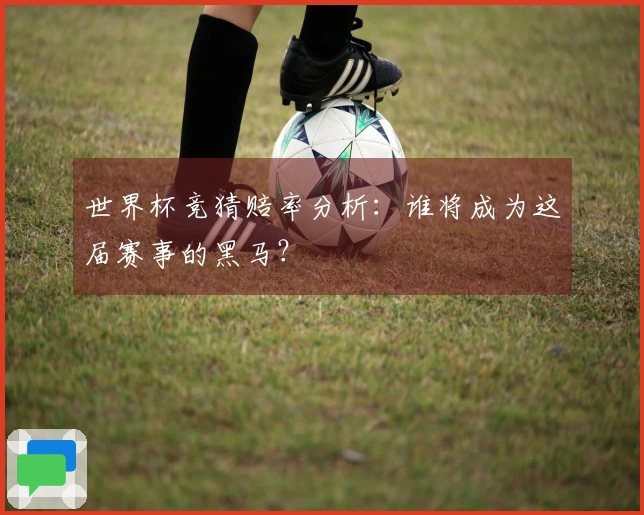 世界杯竞猜赔率分析：谁将成为这届赛事的黑马？